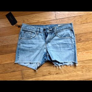 Rag & bone RYE boyfriend short sz26 NWT